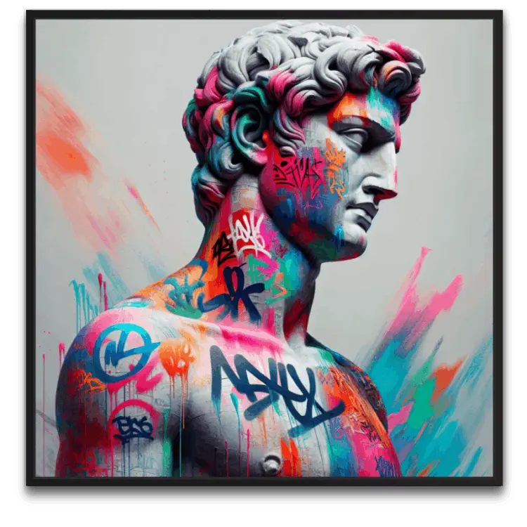 Udtryksfuldt artwork der symboliserer personlig styrke og transformation gennem livets prøvelser, en visuel fortælling om indre vækst
