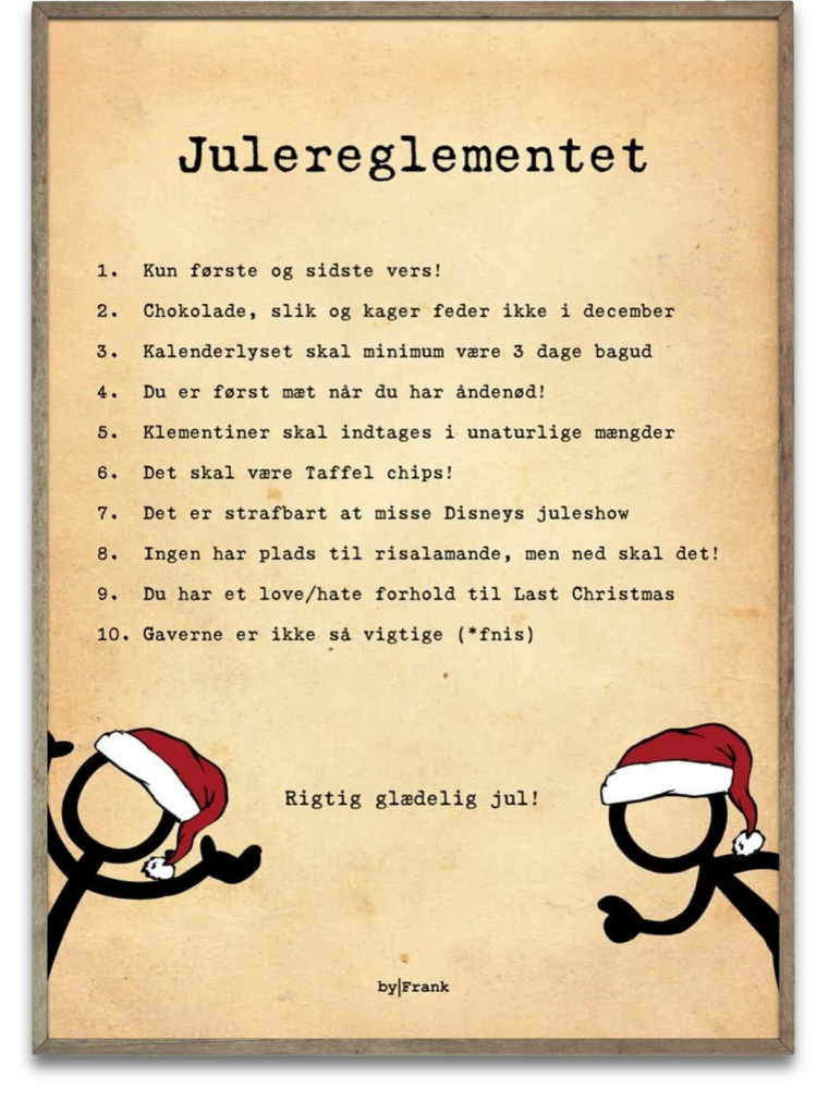 Stickmen - Jule Reglementet