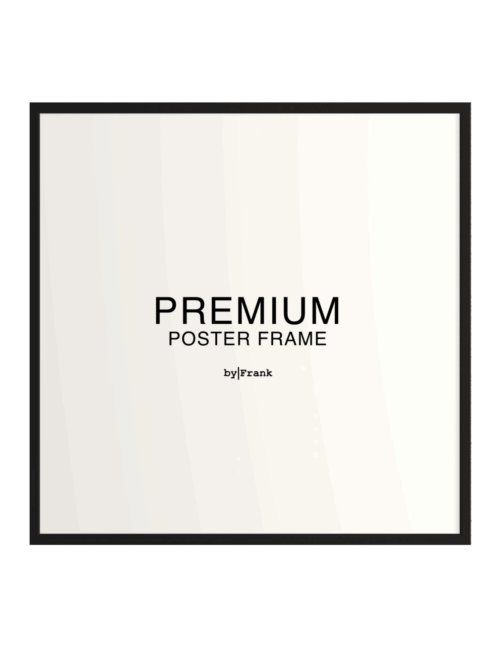 Ramme - sort 70x70