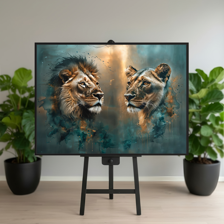 Our Kingdom 100x140 cm lærred - Udstilling