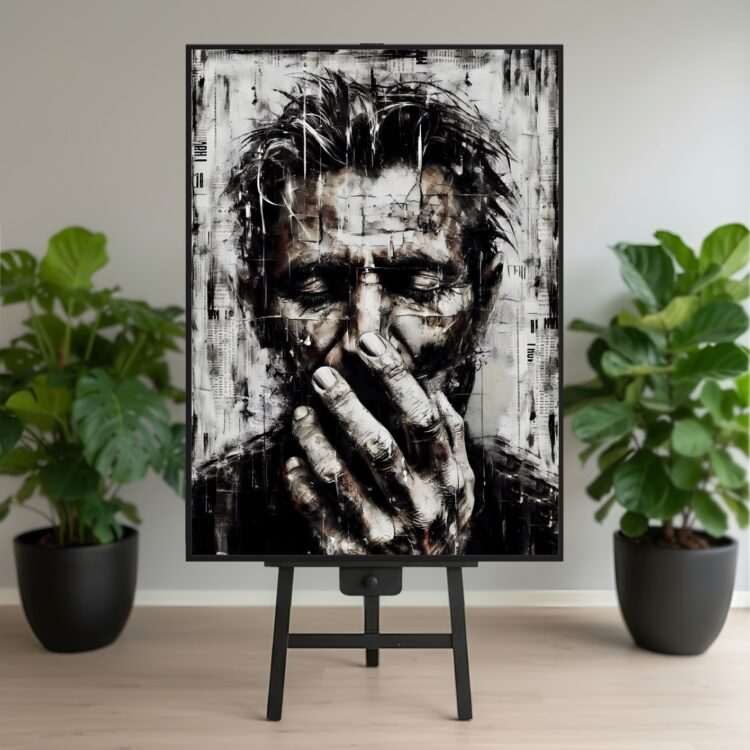 Reflecting 100x140 cm lærred - Udstilling